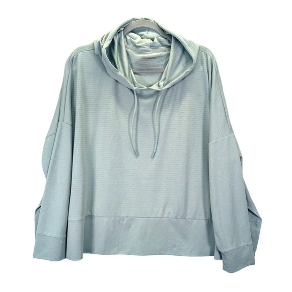 MONDETTA Womens Green Pullover Athletic Performance Drawstring Hoodie Size XXL - Picture 1 of 13